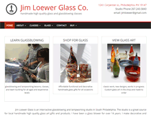 Tablet Screenshot of loewerglass.com